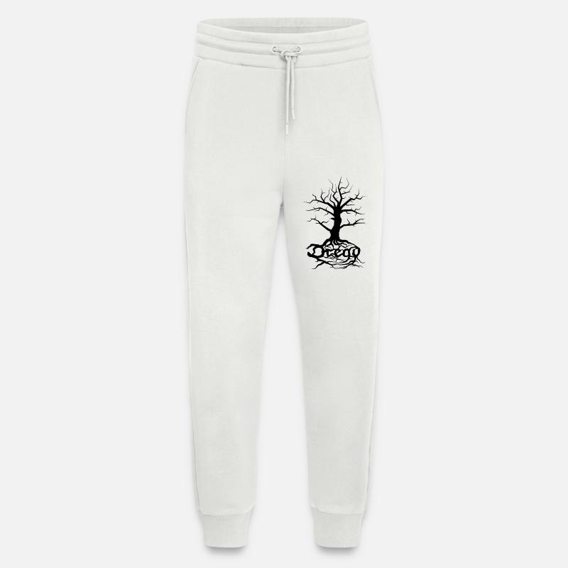 Dread Tree Black - Jogging Pants - made by SPREAD  - OFF WHITE