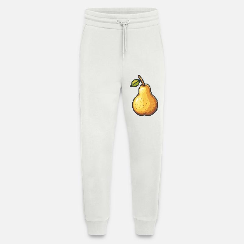 Pixel Birne Retro Pixelkunst - Jogginghose - made by SPREAD - OFF WHITE