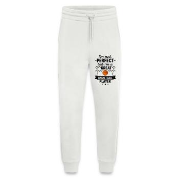 Nicht perfekt aber ein super Basketballer - Jogginghose - made by SPREAD - OFF WHITE - Vorne