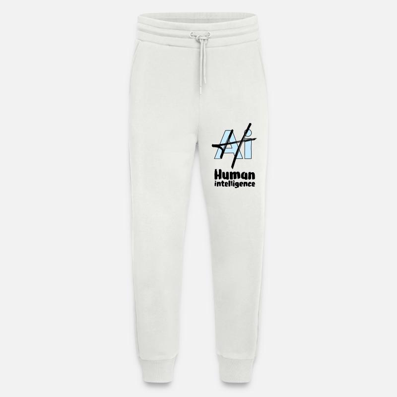 MENSCHLICHE INTELLIGENZ #2 – Lass uns reden. - Jogginghose - made by SPREAD - OFF WHITE