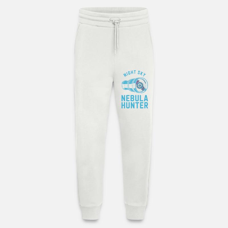 Télescope du ciel nocturne Nebula Hunter - Pantalon de jogging bio décontracté fabriqué en UE - OFF WHITE