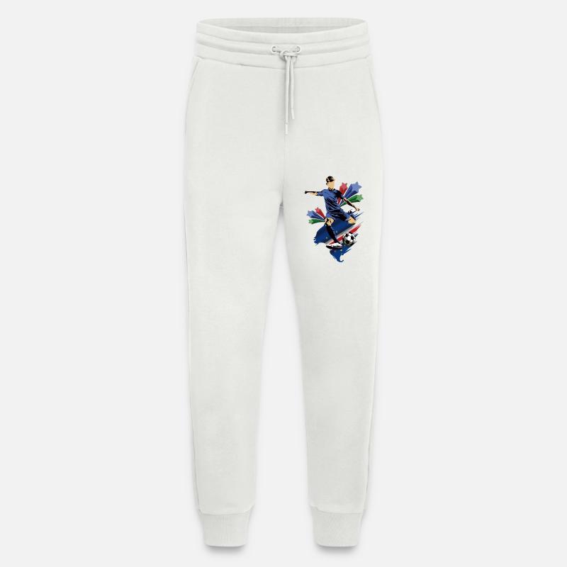 Cap-Vert - Cap-Vert - Drapeau - Pantalon de jogging bio décontracté fabriqué en UE - OFF WHITE