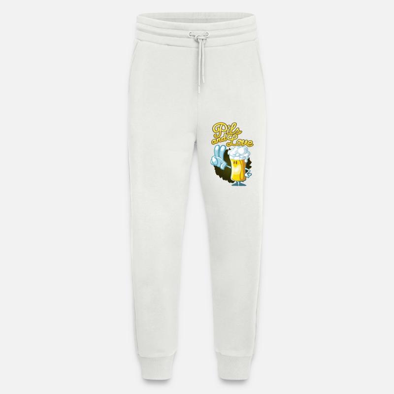Pils und Liebe Toon - Jogginghose - made by SPREAD - OFF WHITE