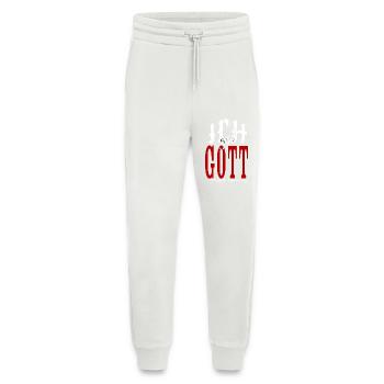 ICH bin göttlich - Gott Gottheit Männer Man - Jogginghose - made by SPREAD - OFF WHITE - Vorne