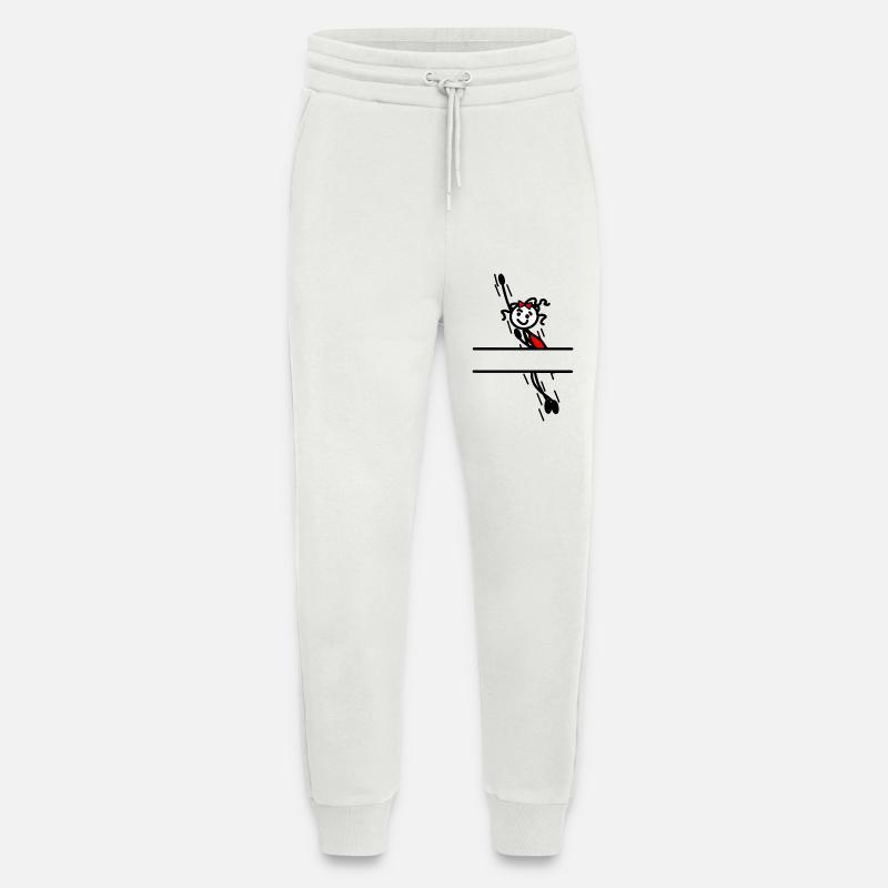 Heldin mit Strahl dazwischen - Jogginghose - made by SPREAD - OFF WHITE