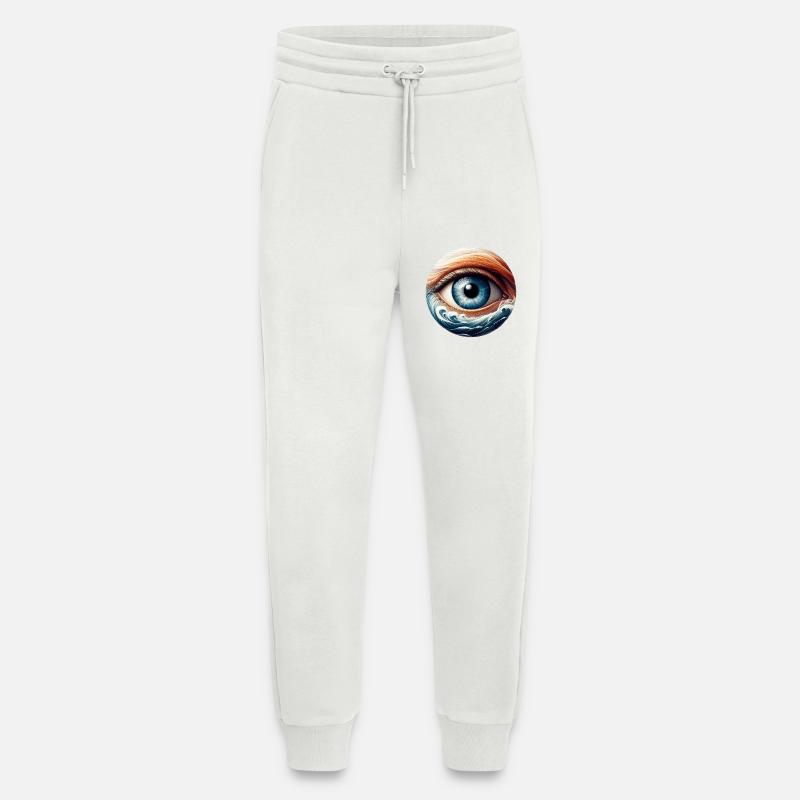 Das Gezeiten-Auge - Jogginghose - made by SPREAD - OFF WHITE
