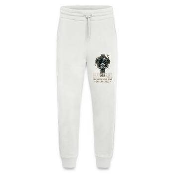 Hammersbald - Dieu viking drôle de l’impatience - Pantalon de jogging bio décontracté fabriqué en UE - OFF WHITE - Devant