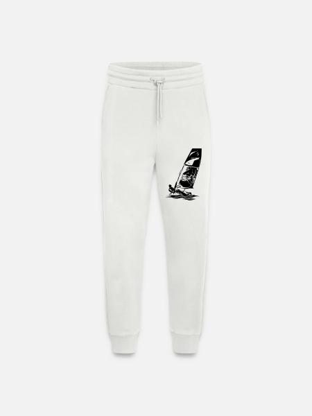 Open Skiff Sailing dinghy Sailboat Regatta sailing Kids - Jogging Pants - made by SPREAD  - OFF WHITE