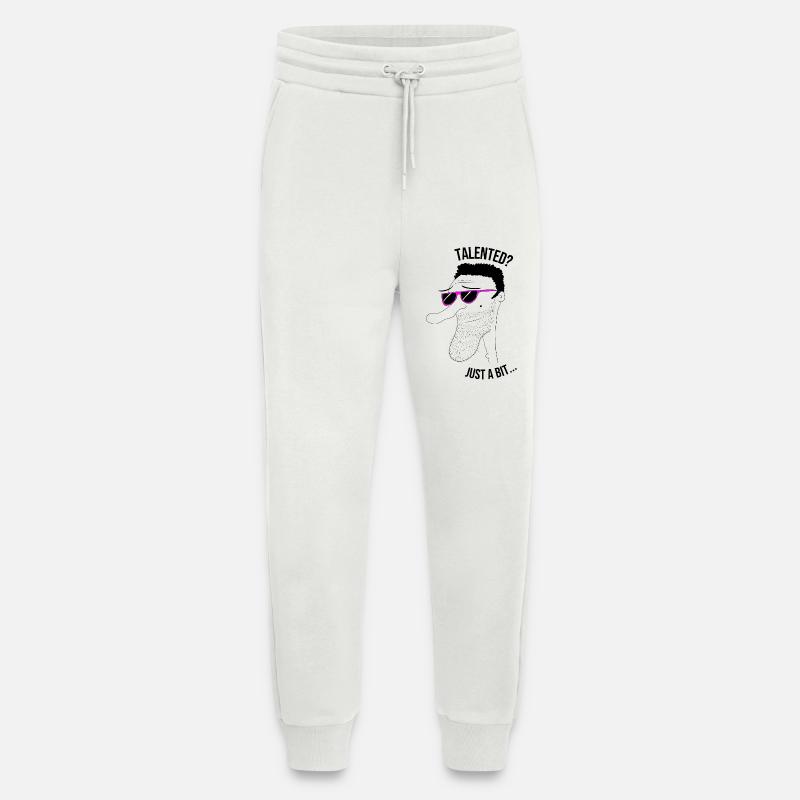 Talentiert? Nur ein bisschen... Mann - Jogginghose - made by SPREAD - OFF WHITE
