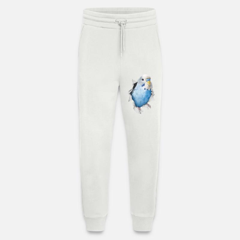 Budgerigar - Jogging Pants - made by SPREAD  - OFF WHITE