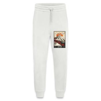 Winter Paradise in Niseko Japan Vintage Travel Art - Jogging Pants - made by SPREAD  - OFF WHITE - Front