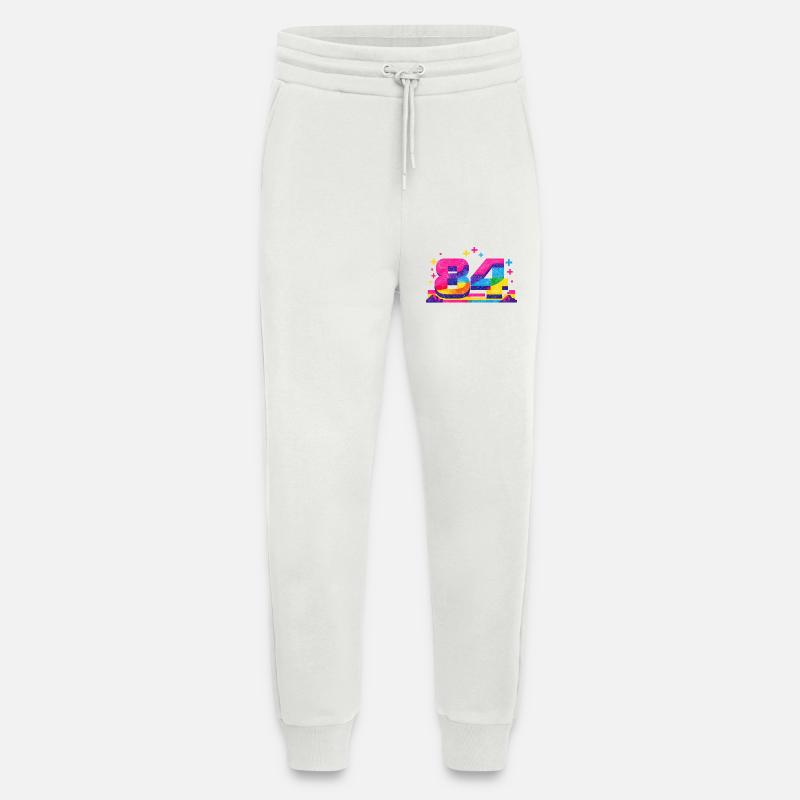 numero_84 - Pantalon de jogging bio décontracté fabriqué en UE - OFF WHITE