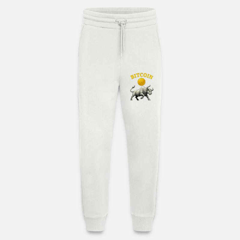 Bitcoin Bull Run - Jogginghose - made by SPREAD - OFF WHITE