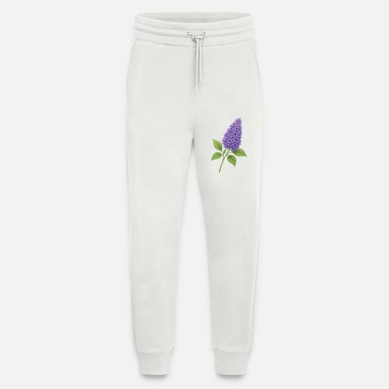 Lilac blossom – delicate spring splendour - Jogging Pants - made by SPREAD  - OFF WHITE