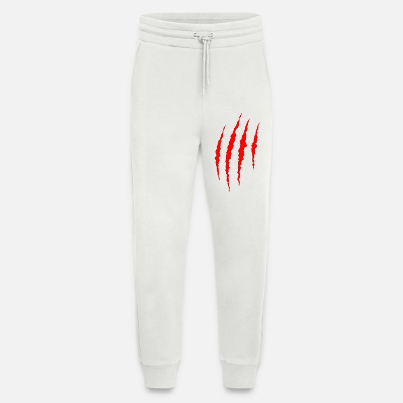 Scratch - Jogging Pants - made by SPREAD  - OFF WHITE