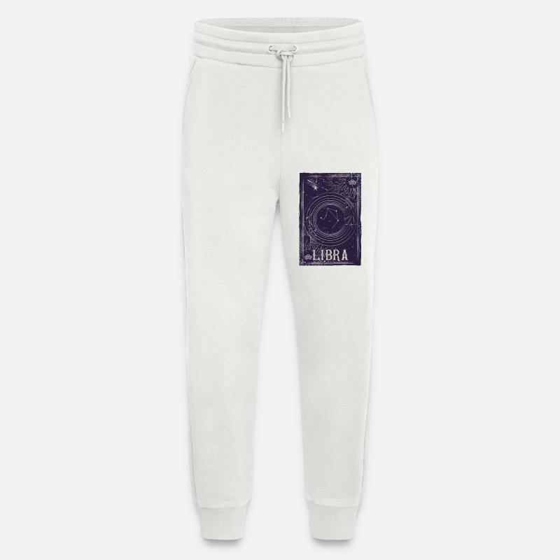 Libra Constellation Night Sky Print - Jogging Pants - made by SPREAD  - OFF WHITE