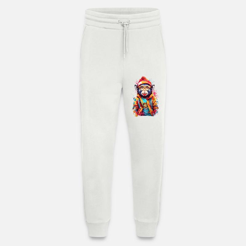 Coole Affe - Jogginghose - made by SPREAD - OFF WHITE