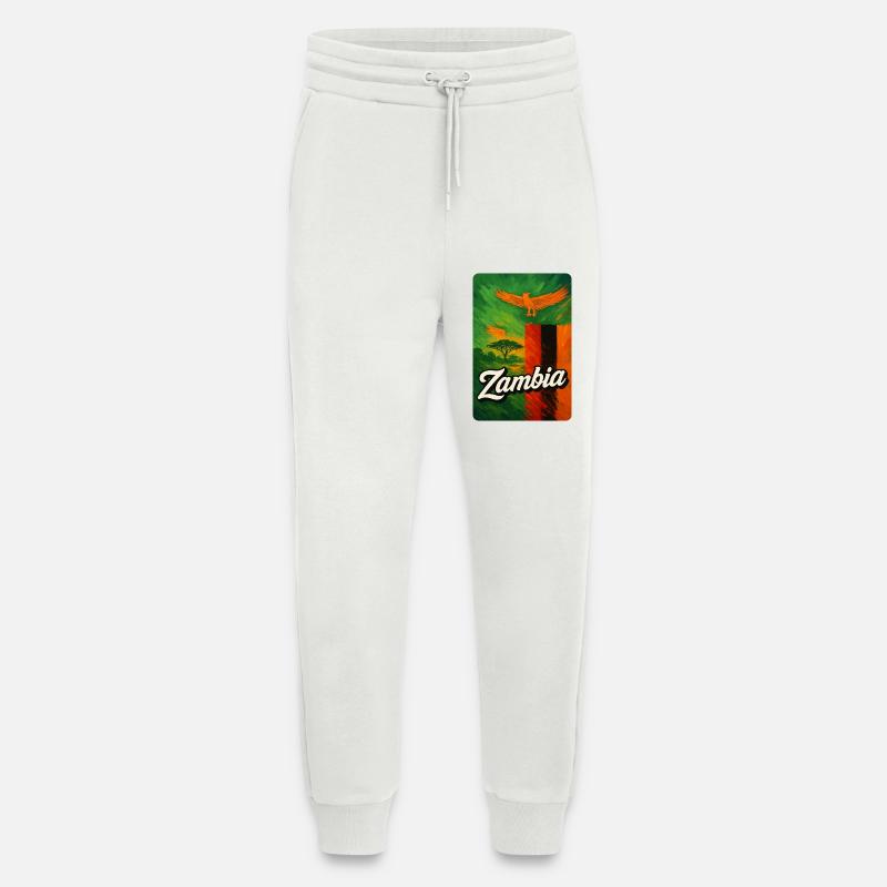 Sambia – Adler über Afrikas Weiten - Jogginghose - made by SPREAD - OFF WHITE