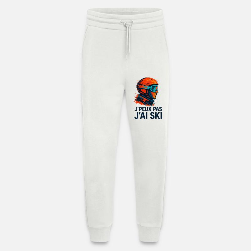 I can't I ski - Jogging Pants - made by SPREAD  - OFF WHITE