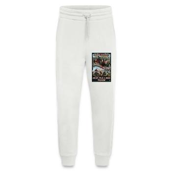 Vintage radial Engine - Jogging Pants - made by SPREAD  - OFF WHITE - Front