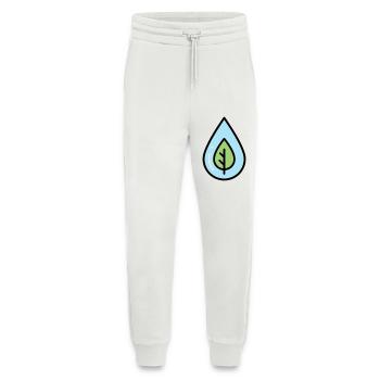 Water Drop Leaf Eco - Jogging Pants - made by SPREAD  - OFF WHITE - Front
