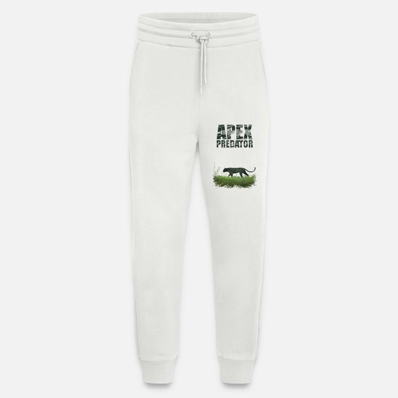Retro Pixel Art Apex Predator - Jogging Pants - made by SPREAD  - OFF WHITE
