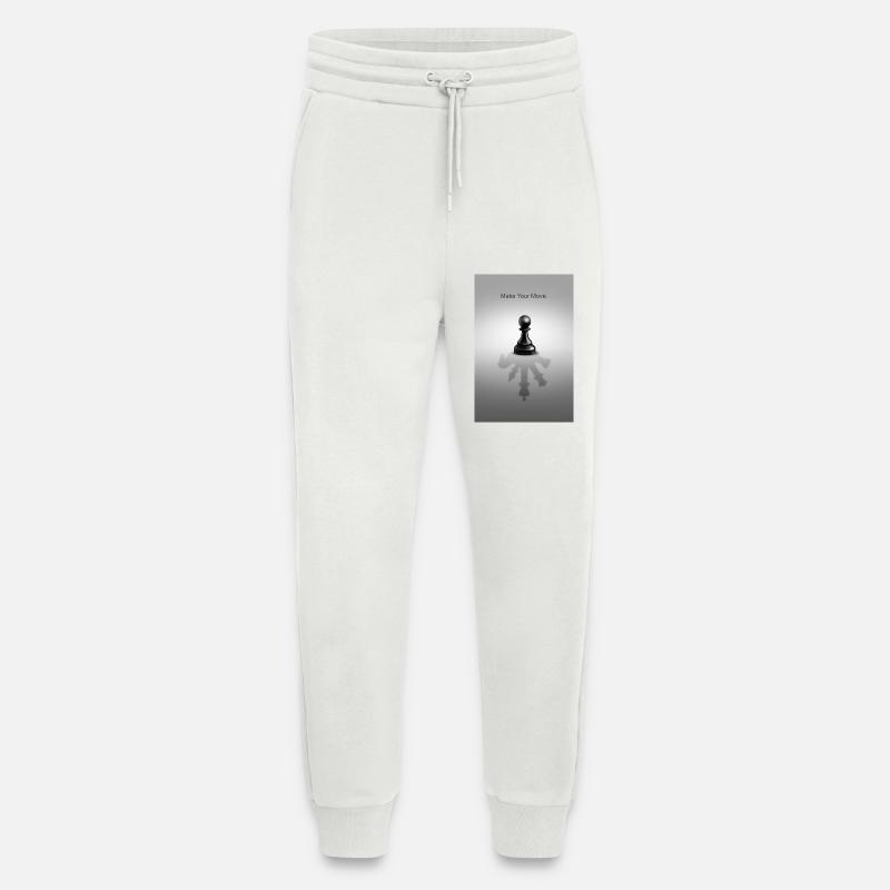 Make Your Move Minimal Mindset Design - Jogginghose - made by SPREAD - OFF WHITE