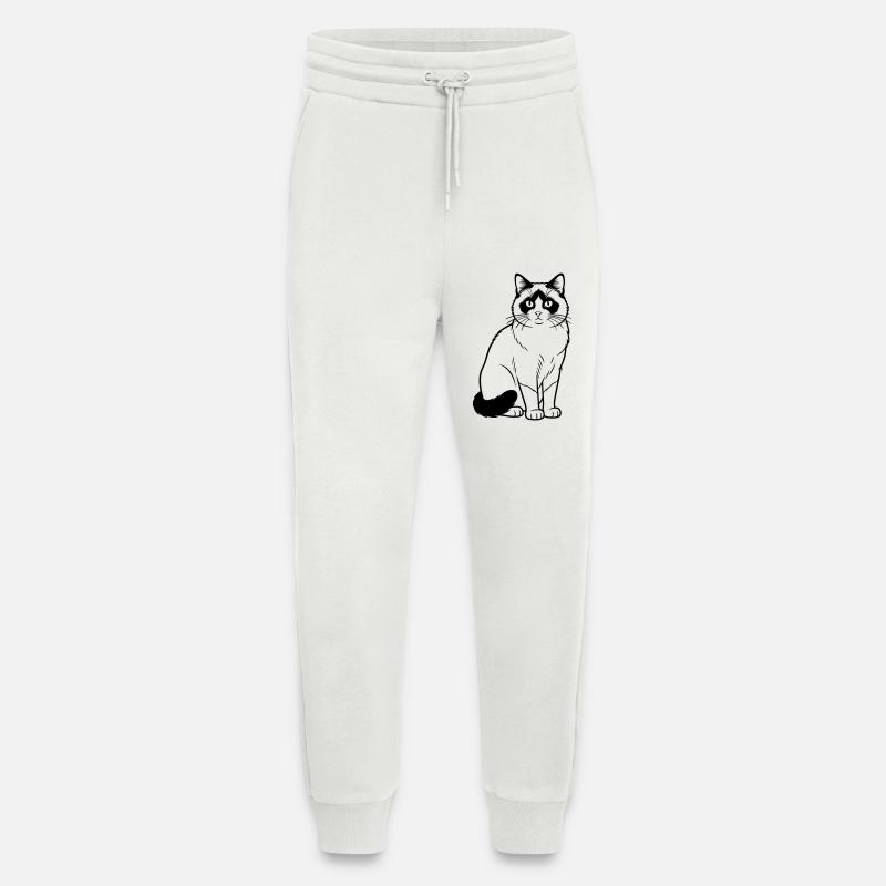 Schneeschuhkatze - Jogginghose - made by SPREAD - OFF WHITE