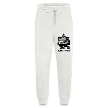 Hamburg Rotherbaum – Tennis & Uni Silhouette - Jogginghose - made by SPREAD - OFF WHITE - Vorne