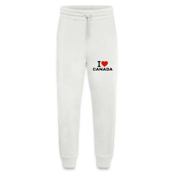 I love Canada Canada Heart Saying - Jogging Pants - made by SPREAD  - OFF WHITE - Front