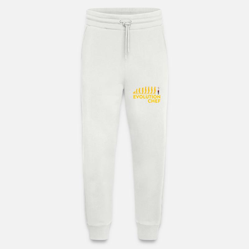 Evolutionärer Chef Motive - Jogging Pants - made by SPREAD  - OFF WHITE