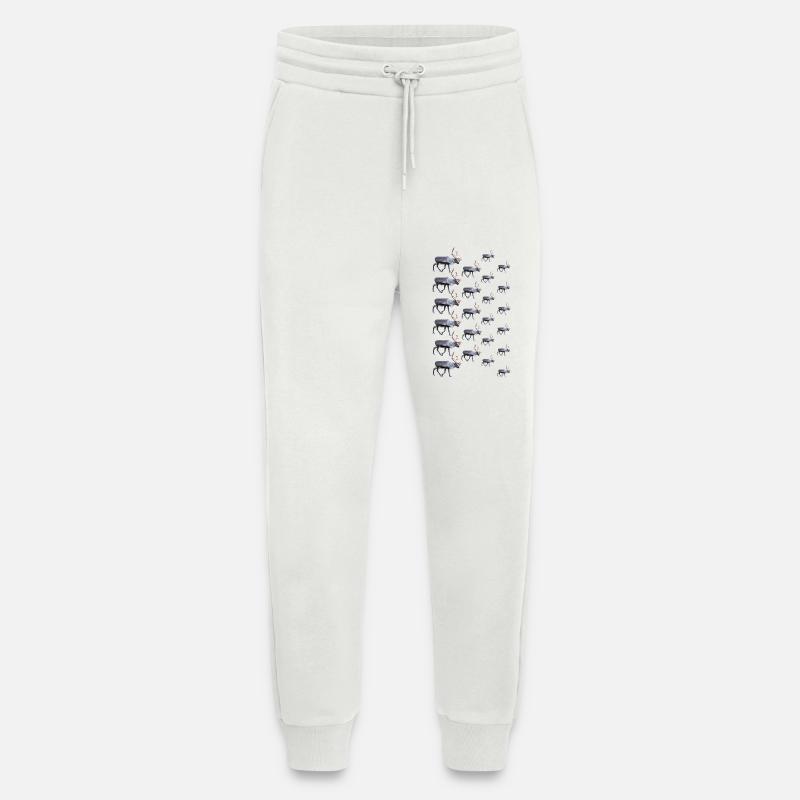 Reindeer - Jogging Pants - made by SPREAD  - OFF WHITE
