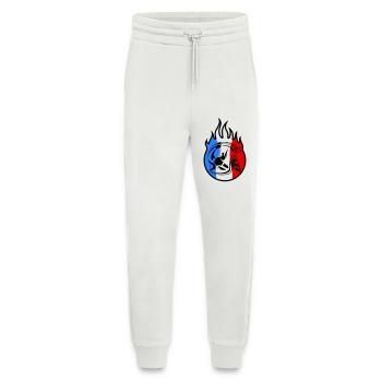 casque sp flamme 3b - Pantalon de jogging bio décontracté fabriqué en UE - OFF WHITE - Devant