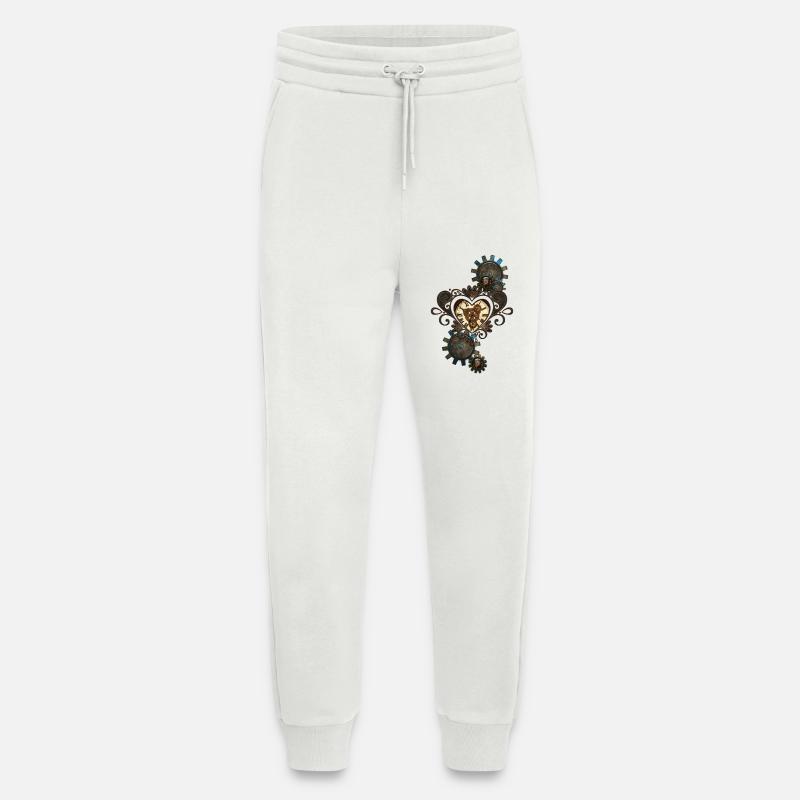 Das Herz des Steampunk - Jogginghose - made by SPREAD - OFF WHITE