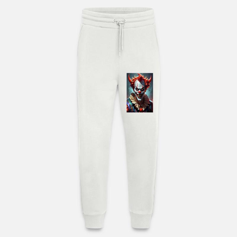 Devil Clown - Jogging Pants - made by SPREAD  - OFF WHITE