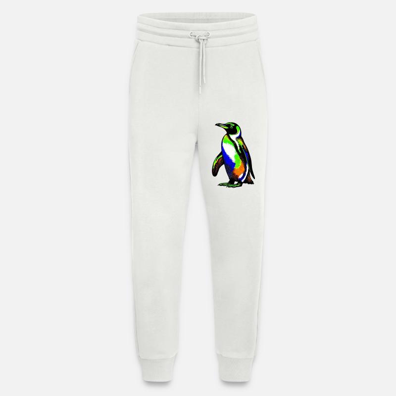 Pingouin - Pantalon de jogging bio décontracté fabriqué en UE - OFF WHITE