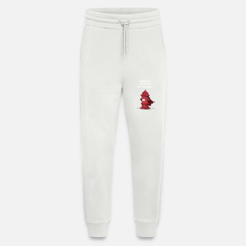 Hydrant Hero in Training - Jogging Pants - made by SPREAD  - OFF WHITE