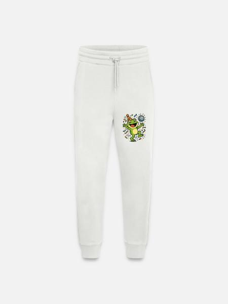Party Frog - Jogging Pants - made by SPREAD - OFF WHITE