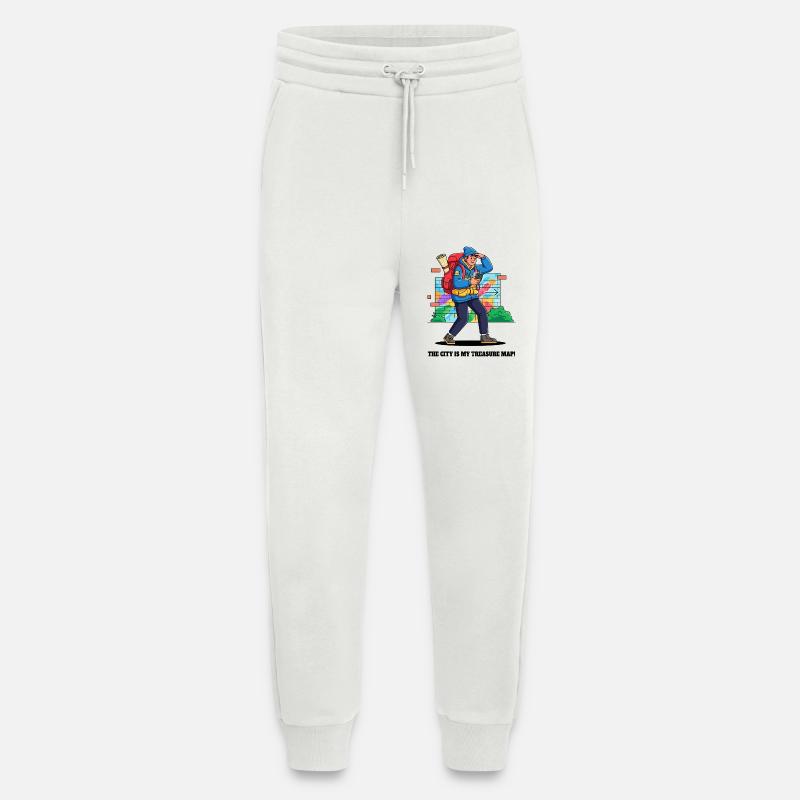 City explorers and adventurers. - Jogging Pants - made by SPREAD  - OFF WHITE