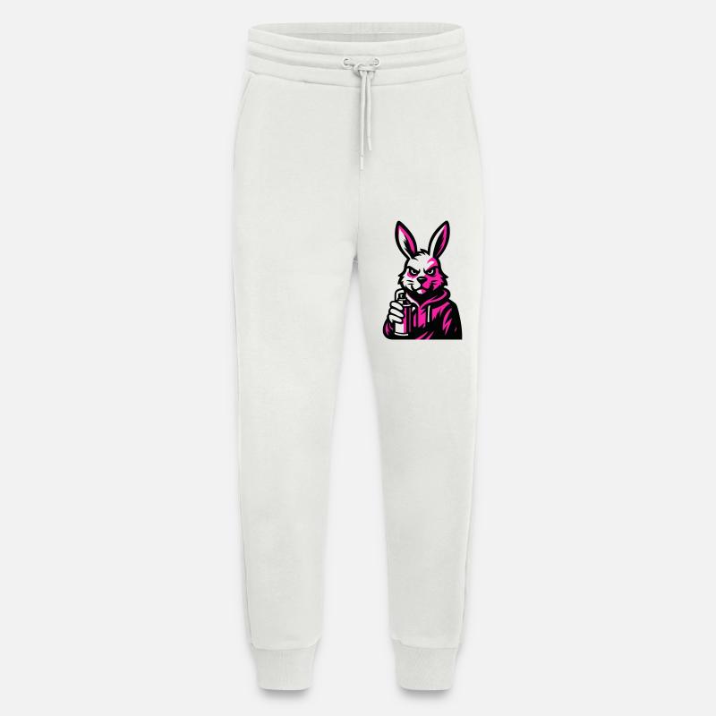 Graffity Rabbit - Jogginghose - made by SPREAD - OFF WHITE