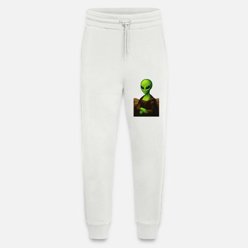 Alionde - Porträt von Außerirdischen im Renaissance-Stil - Jogginghose - made by SPREAD - OFF WHITE