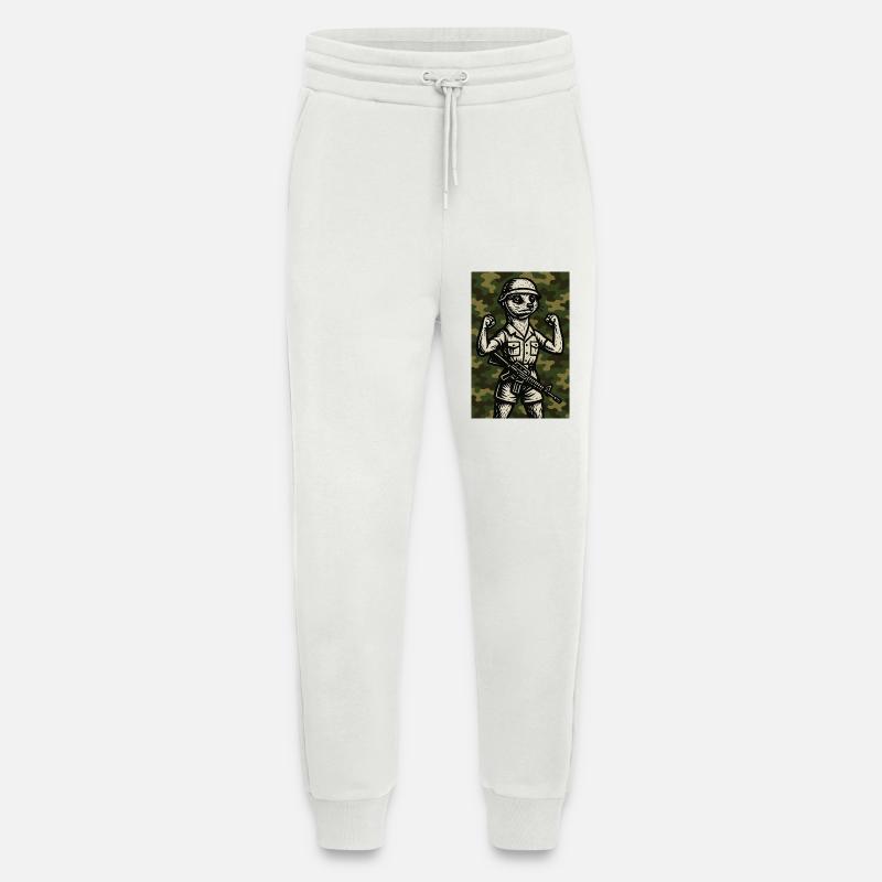 erdmännchen comic helden - Jogginghose - made by SPREAD - OFF WHITE
