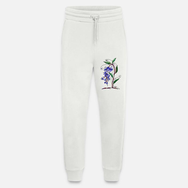 Blumen - Jogginghose - made by SPREAD - OFF WHITE