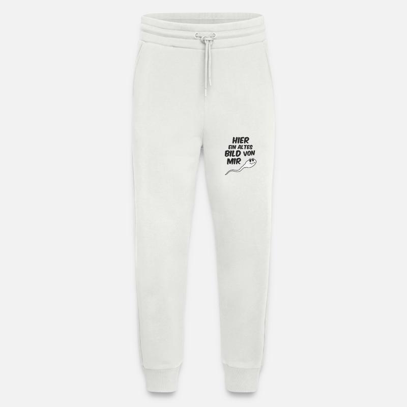 Humorvolles Ghost-Design mit Spruch - Jogginghose - made by SPREAD - OFF WHITE