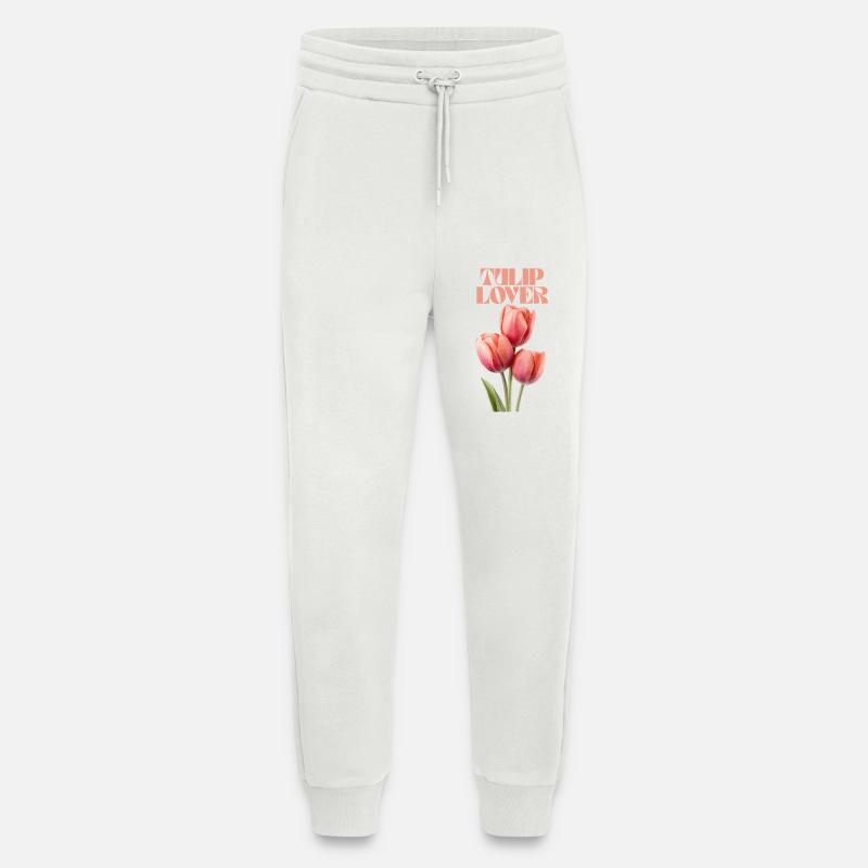Tulip Lover Blumen Modedesign - Jogginghose - made by SPREAD - OFF WHITE