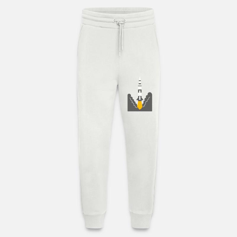 Rocket launch - Jogging Pants - made by SPREAD  - OFF WHITE