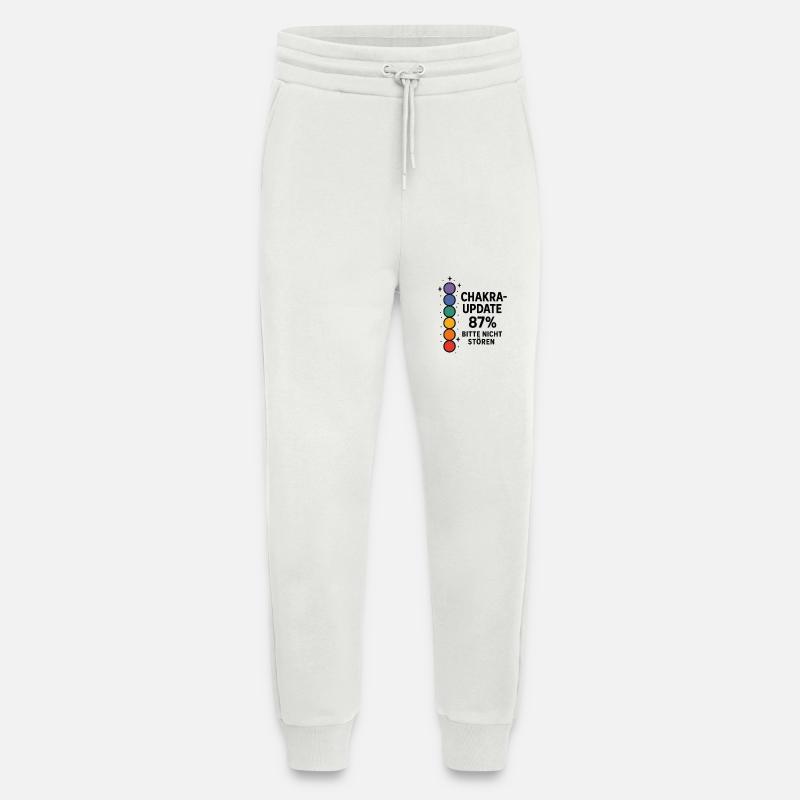 CHAKRA-UPDATE 87 % – Bitte nicht stören - Jogginghose - made by SPREAD - OFF WHITE