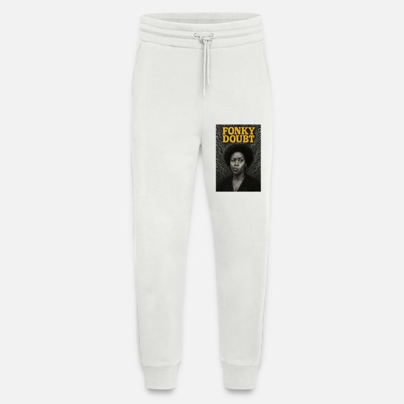 Porträt Afro Funky Doubt - Jogginghose - made by SPREAD - OFF WHITE