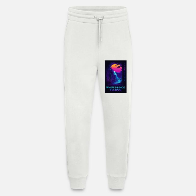 Where Silence Flows Neon Gorge - Jogginghose - made by SPREAD - OFF WHITE