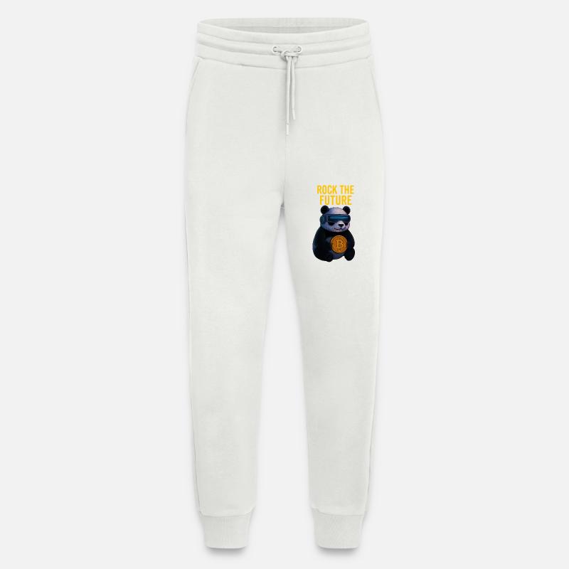 Rock the Future Panda Bitcoin - Jogginghose - made by SPREAD - OFF WHITE